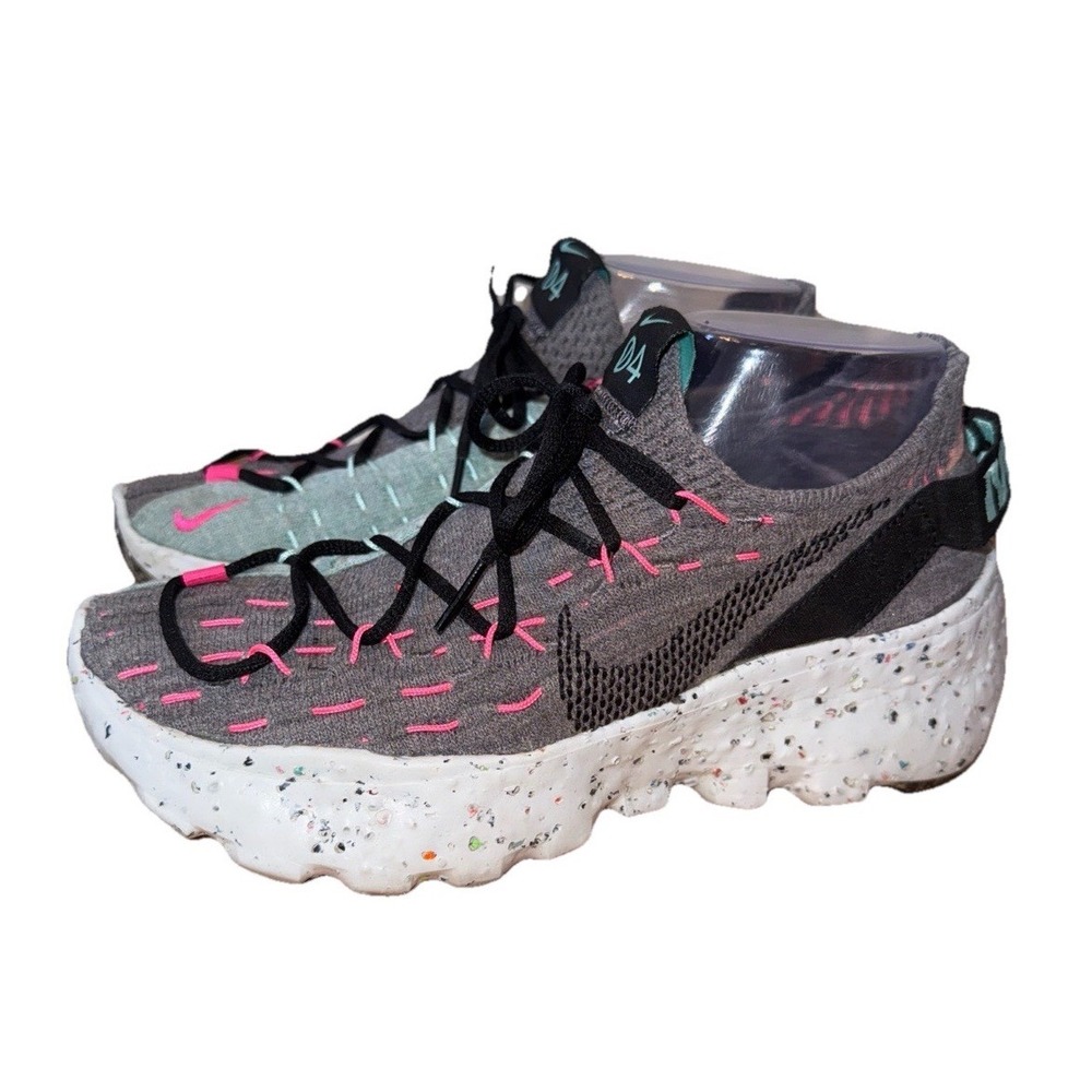 Nike Space Hippie 04 Womens Grey Pink Blue Sneakers CD3476-003 Size 6.5